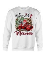Blessed Nana - Truck Xmas BG Crewneck Sweatshirt tile