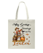 Greatest Blessings Call Me Lala - Scarecrow Tote Bag tile