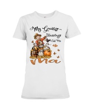 Greatest Blessings Call Me Ma - Scarecrow Premium Fit Ladies Tee tile