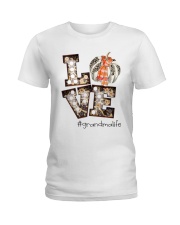Love Grandma Life - Marquee Cheetah Pattern Ladies T-Shirt tile