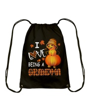 I Love Being A Grandma - Pumpkin Drawstring Bag tile