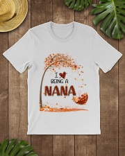 I Love Being A Nana - Plaid Pattern Classic T-Shirt lifestyle-mens-crewneck-front-18