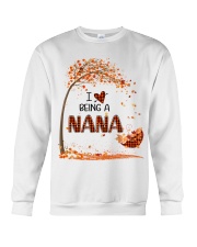 I Love Being A Nana - Plaid Pattern Crewneck Sweatshirt tile