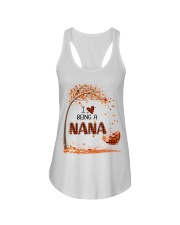 I Love Being A Nana - Plaid Pattern Ladies Flowy Tank tile