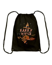 Nanny Witch - Plaid Pattern Drawstring Bag tile