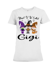 Blessed To Be Called Gigi Gnomies Premium Fit Ladies Tee tile