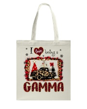I Love Being Gamma - Red Plaid Truck Tote Bag tile