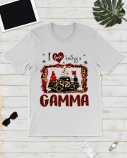 I Love Being Gamma - Red Plaid Truck Classic T-Shirt lifestyle-mens-crewneck-front-17