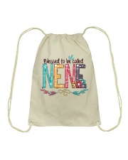 Blessed To Be Called Nene H Drawstring Bag tile