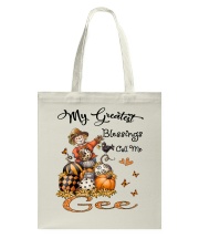 Greatest Blessings Call Me Gee - Scarecrow Tote Bag tile