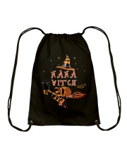 Nana Witch - Plaid Pattern Drawstring Bag tile
