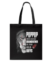 Poppop Because Grandfather Is For Old Guys Tote Bag tile