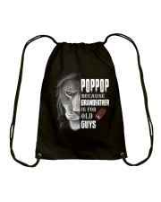 Poppop Because Grandfather Is For Old Guys Drawstring Bag tile
