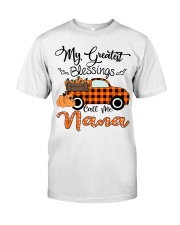 My Greatest Blessings Call Me Nana - Orange Classic T-Shirt front