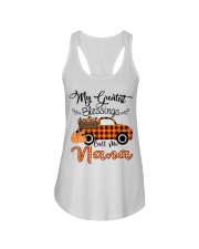 My Greatest Blessings Call Me Nana - Orange Ladies Flowy Tank tile