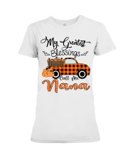 My Greatest Blessings Call Me Nana - Orange Premium Fit Ladies Tee tile