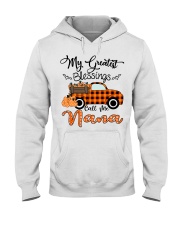 My Greatest Blessings Call Me Nana - Orange Hooded Sweatshirt tile