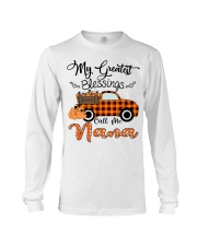 My Greatest Blessings Call Me Nana - Orange Long Sleeve Tee tile