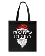 Pawpaw Claus Christmas Lights Tote Bag tile