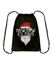 Pawpaw Claus Christmas Lights Drawstring Bag tile