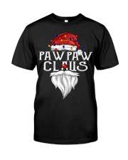 Pawpaw Claus Christmas Lights Classic T-Shirt front