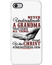 Never Underestimate A Grandma N Phone Case tile