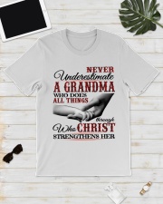 Never Underestimate A Grandma N Classic T-Shirt lifestyle-mens-crewneck-front-17