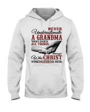 Never Underestimate A Grandma N Hooded Sweatshirt tile