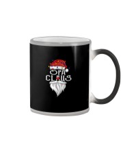 Opa Claus Christmas Lights Color Changing Mug tile