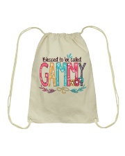 Blessed To Be Called Gammy H Drawstring Bag tile