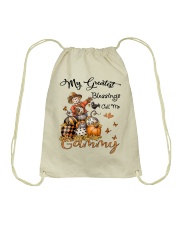 Greatest Blessings Call Me Gammy - Scarecrow Drawstring Bag tile