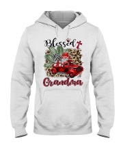 Blessed Grandma - Truck Xmas BG Hooded Sweatshirt tile