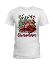 Blessed Grandma - Truck Xmas BG Ladies T-Shirt tile
