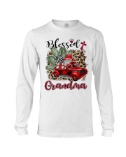 Blessed Grandma - Truck Xmas BG Long Sleeve Tee tile