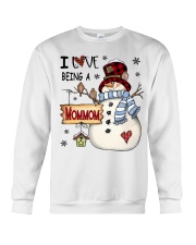 I Love being Mommom Snowman Xmas Crewneck Sweatshirt tile