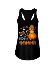 I Love Being A Gammy - Pumpkin Ladies Flowy Tank tile
