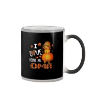 I Love Being An Oma - Pumpkin Color Changing Mug tile