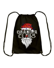 Grandpa Claus Christmas Lights Drawstring Bag tile