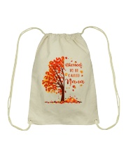 Blessed To Be Called Nana - Maple Tree Drawstring Bag tile