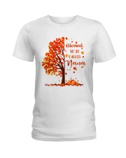 Blessed To Be Called Nana - Maple Tree Ladies T-Shirt tile