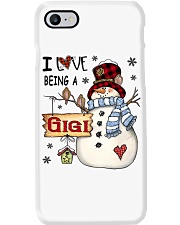 I Love Being Gigi Snowman Xmas Phone Case tile