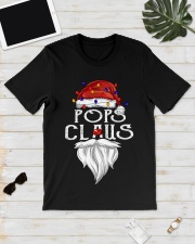 Pops Claus Christmas Lights Classic T-Shirt lifestyle-mens-crewneck-front-17