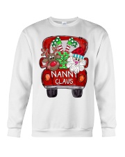 Nanny Claus - Christmas Red Truck Crewneck Sweatshirt tile