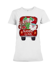 Nanny Claus - Christmas Red Truck Premium Fit Ladies Tee tile