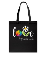 Flower Love Grandma Life N Tote Bag tile