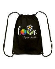 Flower Love Grandma Life N Drawstring Bag tile