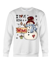 I Love Being Mimi Snowman Xmas Crewneck Sweatshirt tile