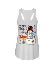 I Love Being Mimi Snowman Xmas Ladies Flowy Tank tile
