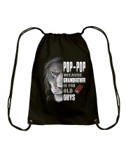 Pop-Pop Because Grandfather Is For Old Guys Drawstring Bag tile
