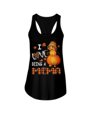 I Love Being A Mema - Pumpkin Ladies Flowy Tank tile